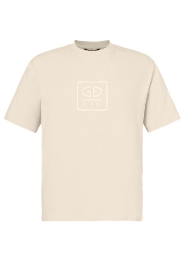detail Women's T-shirt Goldbergh Legacy Short Sleeve Top Champagne