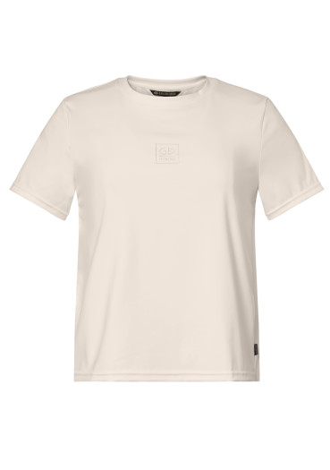 detail Woman's T-shirt Goldbergh Novella Short Sleeve Top Champagne