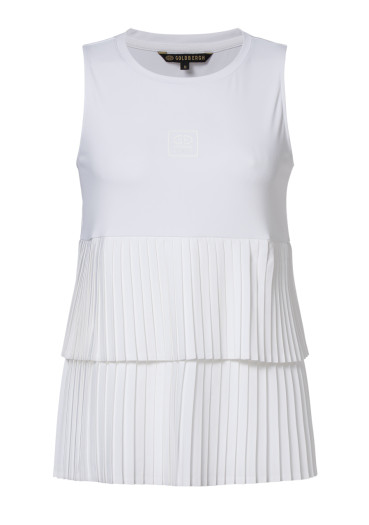 detail Goldbergh Bellavita Sleeveless Top White