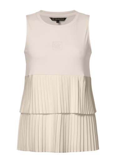 detail Women´s top Goldbergh Bellavita Sleeveless Top Champagne
