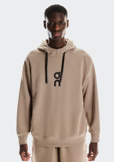 detail Men's On Running Club Hoodie, M Desert