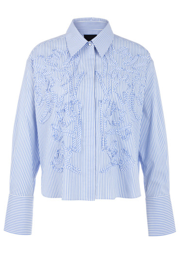 detail Women´s shirt Marc Cain AC 51.27 W59 Blouse Magical Blue 319