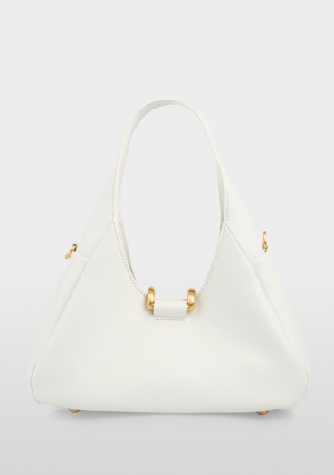 detail Women´s handbag Marc Cain AC TK.02 Z20 Hobo Bag Off-White 110