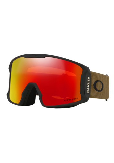 detail Oakley 7070-I401 Line Miner L Army Green Cord w Prizm Torch Ski Goggles
