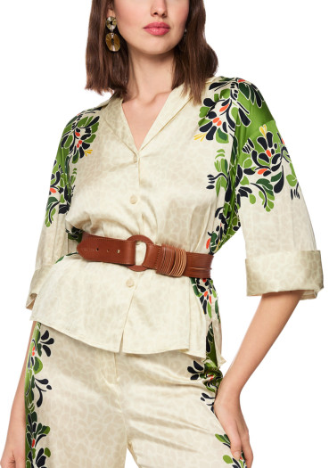 detail Women´s blouse Marc Cain AC 51.37 W42 Blouse Bright Ecru 112