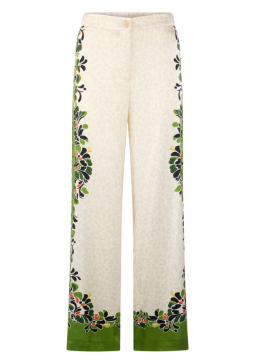 detail Women's trousers Marc Cain AC 81.70 W42 Pants Bright Ecru 112