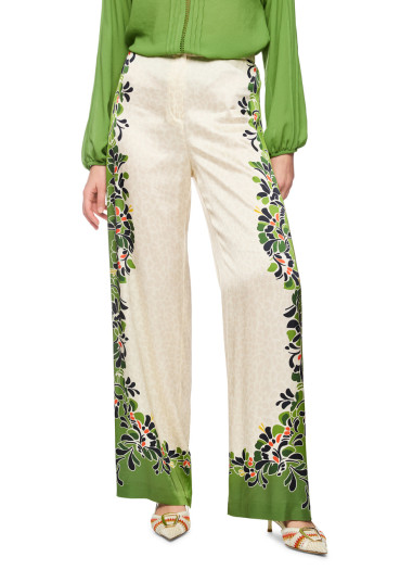 detail Women's trousers Marc Cain AC 81.70 W42 Pants Bright Ecru 112