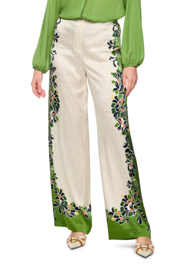 detail Women's trousers Marc Cain AC 81.70 W42 Pants Bright Ecru 112