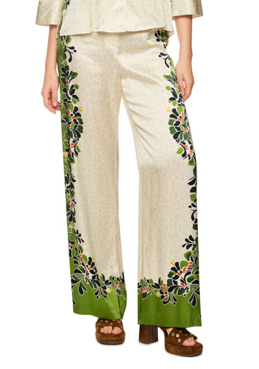 detail Women's trousers Marc Cain AC 81.70 W42 Pants Bright Ecru 112