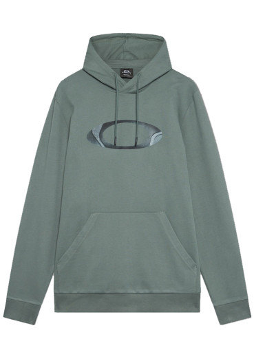 detail Men's Oakley New Ellipse Hoodie Sweatshirt Aviator Green 74O