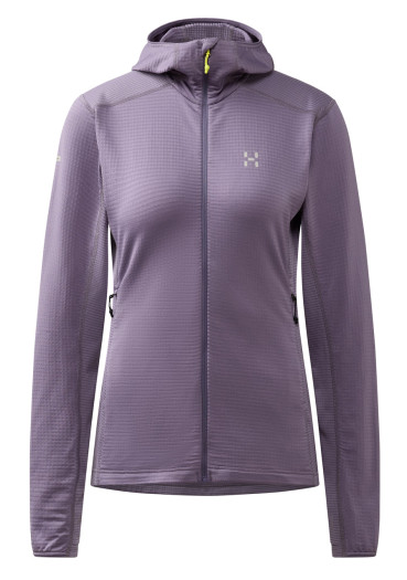 detail Women's sweatshirt Haglöfs 607634-5YK W LIM Mid Multi Hood sweatshirt