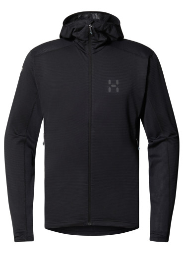detail Haglöfs Men's Jacket 607631-2C5 LIM Mid Multi Hood Sweatshirt