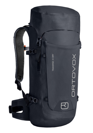 detail Backpack Ortovox Traverse 30 Dry Black Steel 30 Liter