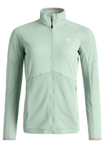 detail Ortovox Fleece Light Grid Jacket W Women's Jacket Acid Green