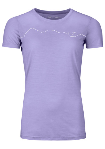 detail Women's T-shirt Ortovox 150 Cool Mountain T-shirt W Lush Lavender