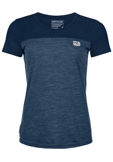 detail Ortovox 150 Cool Logo T-shirt W Deep Ocean