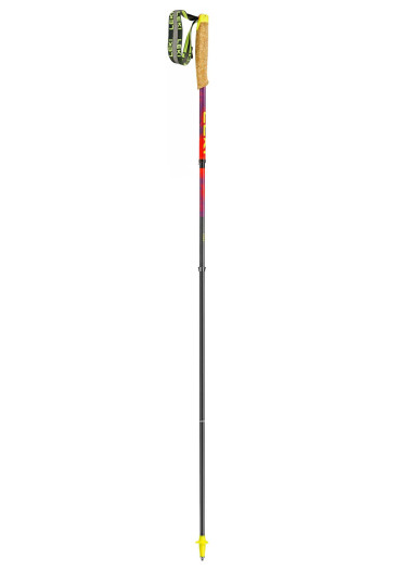 detail Trail poles Leki Neotrail Pro FX.One SL, bright red-violet-neonyellow