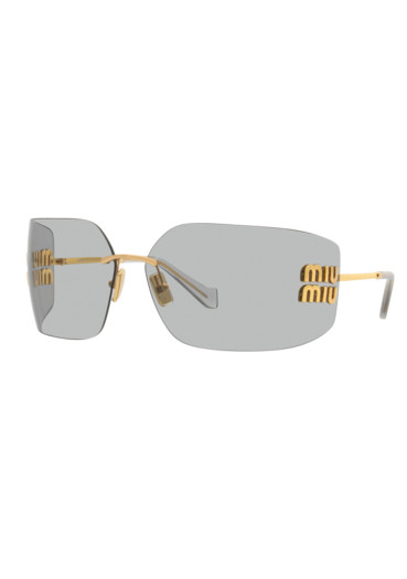 detail Sunglasses Miu Miu MU 54YS 5AK30B80 Gold/Light Grey