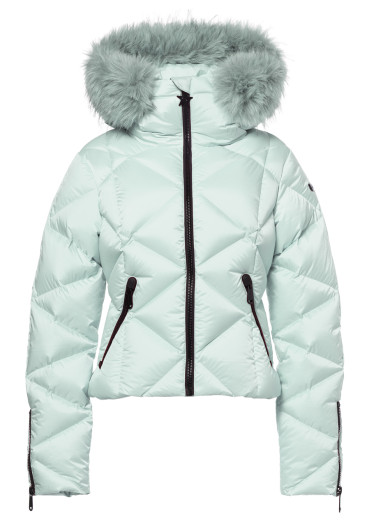 detail Women´s jacket  Goldbergh Harumi Ski Jacket Faux Border Matcha Mint