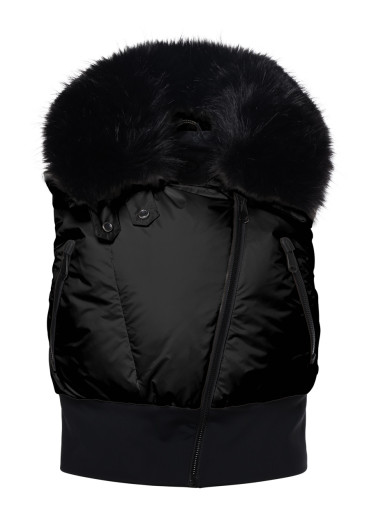 detail Women´s bodywarmer Goldbergh Reiya Bodywarmer Faux Border Black