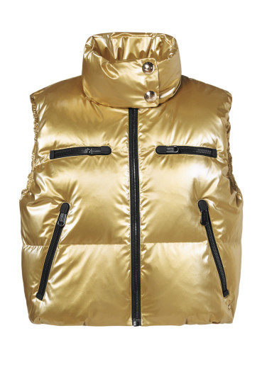 detail Women´s bodywarmer Goldbergh Éclat Bodywarmer Rich Gold