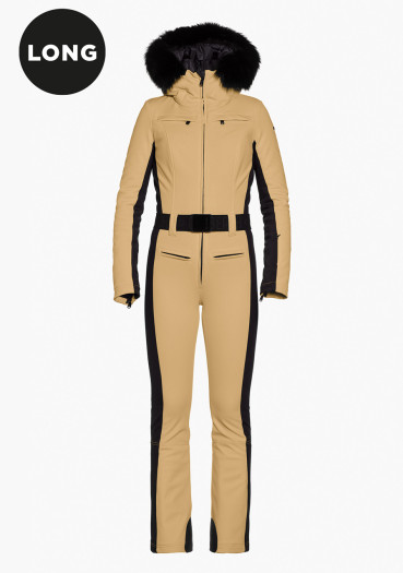 detail Women's overalls Goldbergh Parry Long Ski Suit Faux Border Lark