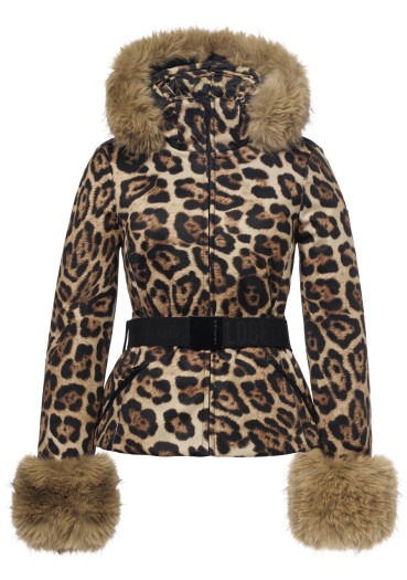 detail Women´s jacket Goldbergh Jagger Ski Jacket Faux Border Jaguar