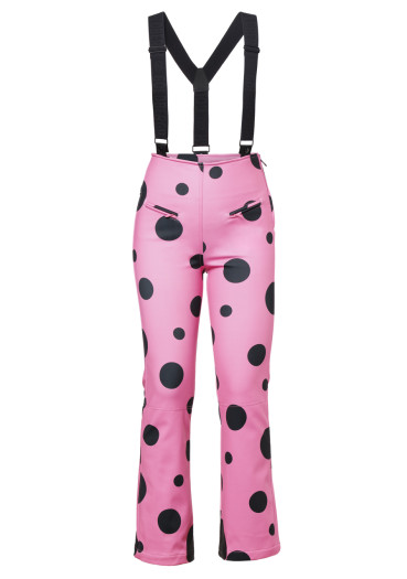 detail Women's pants Goldbergh Mochi Ski Pants Dots Pink Cosmos