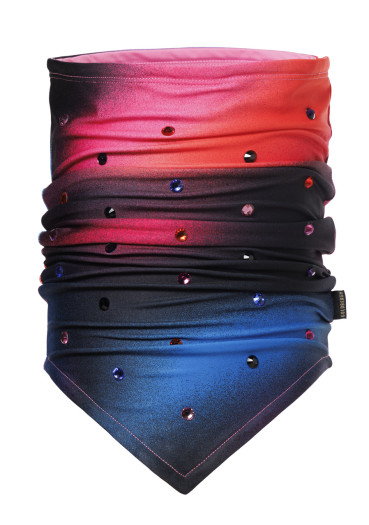 detail Women´s neckwarmer Goldbergh Rinzu Neckwarmer Night Runner Bold