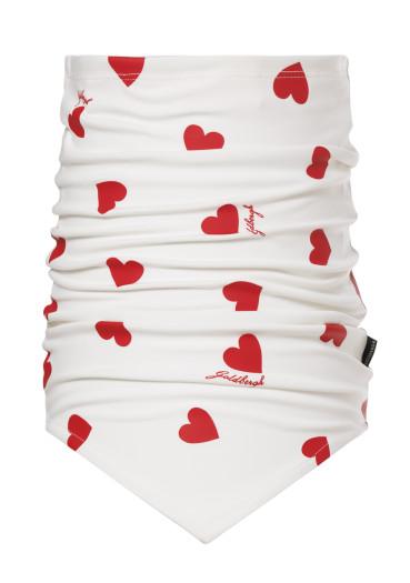 detail Women´s neckwarmer Goldbergh Kouki Neckwarmer Flame/White