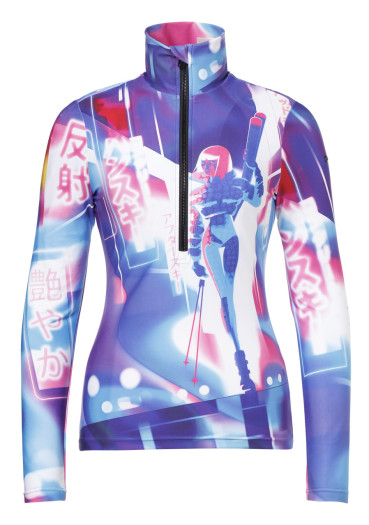 detail Women's turtleneck Goldbergh Kaori Ski Pully Night Runner Mads Berg