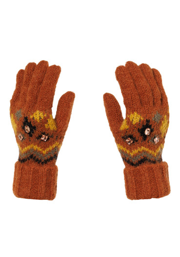 detail Women's gloves Goldbergh Moriko Gloves Deep Mocha