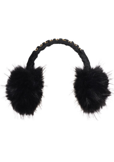 detail Women´s earmuffs Goldbergh Fluffy Earwarmers Black