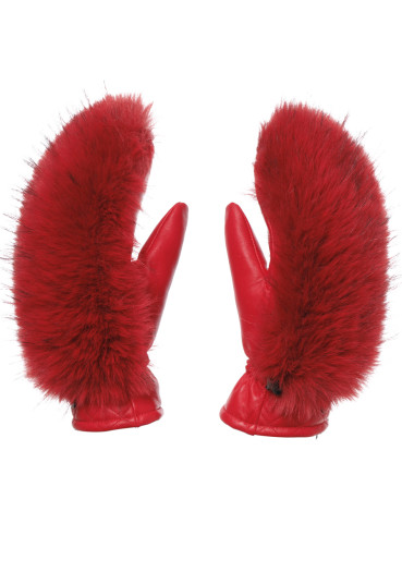 detail Women's gloves Goldbergh Hill Mittens Flame