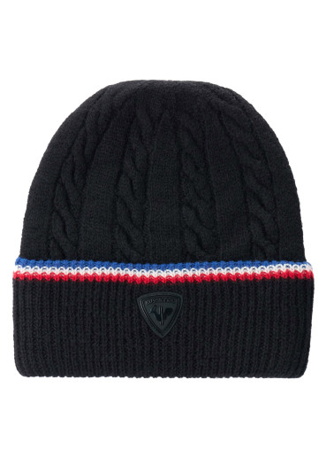 detail Rossignol SNOWBLAZE CUFFED BEANIE-BLACK