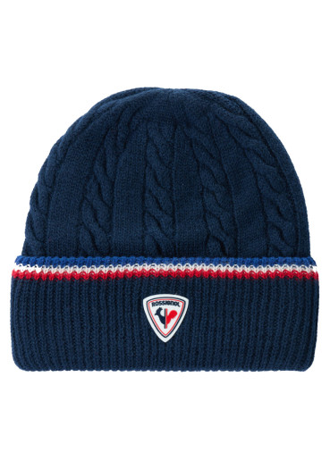 detail Rossignol SNOWBLAZE CUFFED BEANIE-DARK NAVY