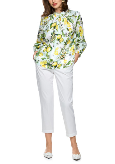 detail Women\'s blouse Marc Cain AA 51.07 W02 Blouse White 100