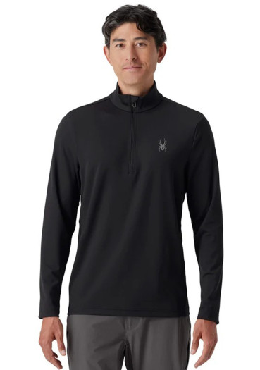 detail Men\'s functional sweatshirt Spyder Prospect 1/2 Zip Black