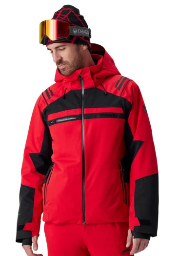 detail Spyder Titan Jacket, Spyder Red