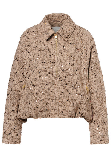 detail Beaumont Elli Jacket Bronze Brown