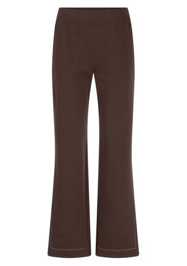 detail Women's trousers Marc Cain Pants Seal Brown