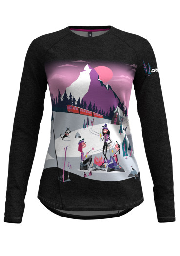 detail Crazy Long Sleeved Aria Woman Selfie Women's Long Sleeve T-Shirt