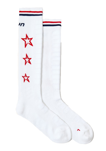 detail Women\'s ski socks Perfect Moment UYNxPM Ski Team Sock 1707 Snow White