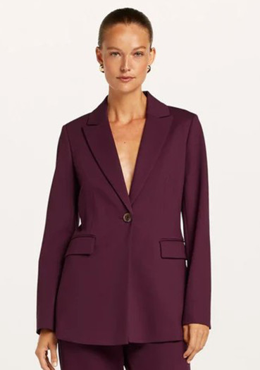 detail Beaumont Hedwig Blazer Dark Berry