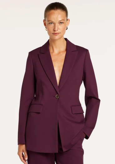detail Beaumont Hedwig Blazer Dark Berry