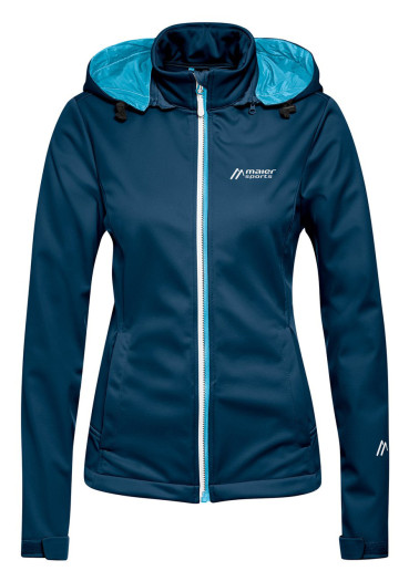 detail Women's jacket Maier Fabolo blue 