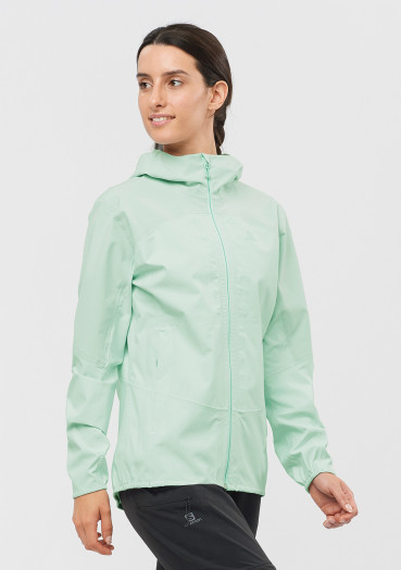 detail Women's jacket Salomon Outline Jacket W Opal Blue