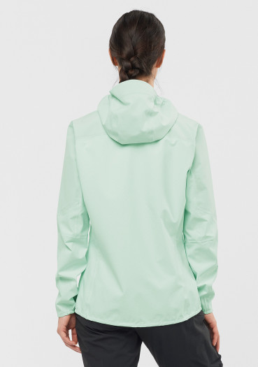 detail Women's jacket Salomon Outline Jacket W Opal Blue