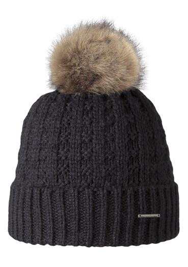 detail Women's winter hat BARTS FILIPPA BEANIE BLACK