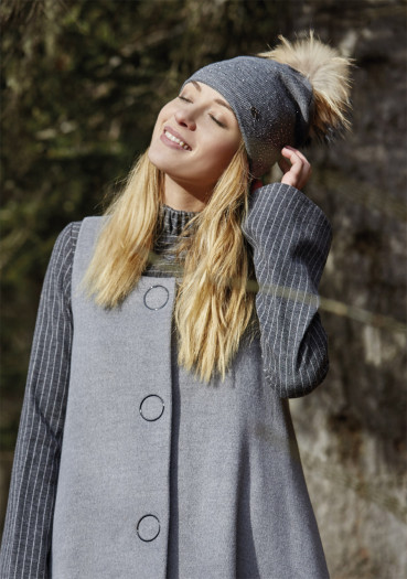 detail Women’s Beanie Jail Jam Shimmer Beanie – Med Grey II